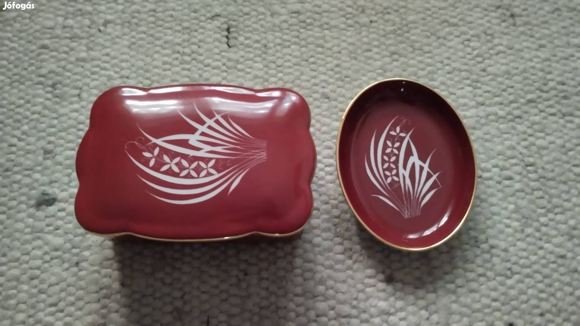 Herendi Eszterházy mintás bonbonier 1956  & talka 