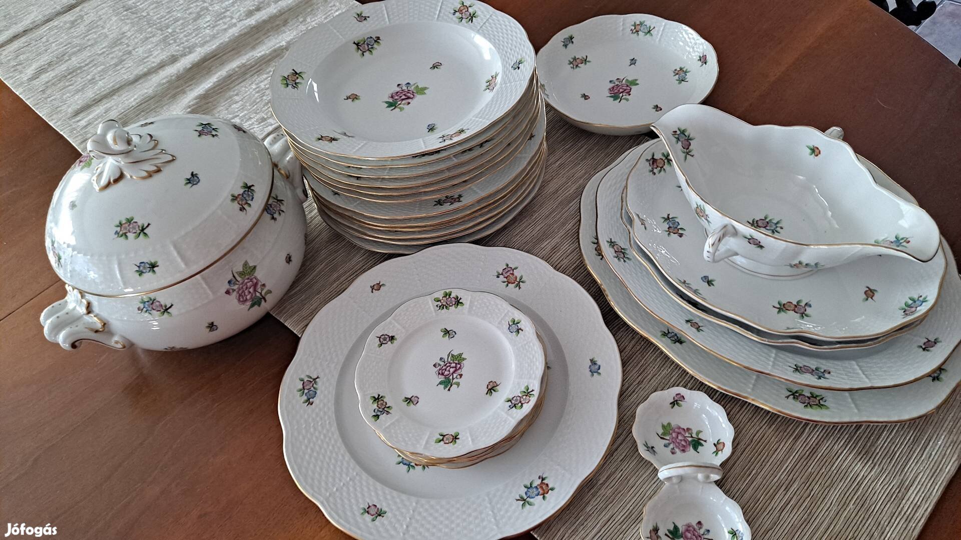 Herendi Eton mintás étkészlet