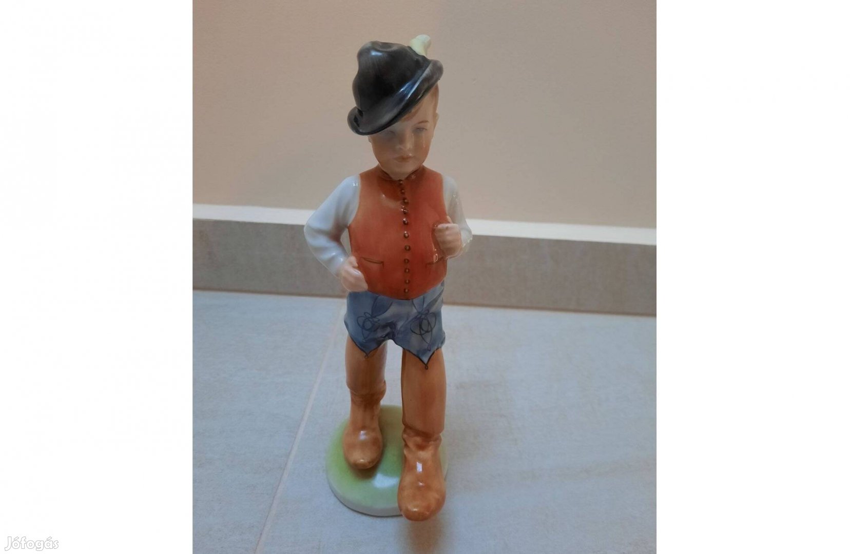 Herendi Hétmérföldes csizmás fiú porcelán figura eladó!