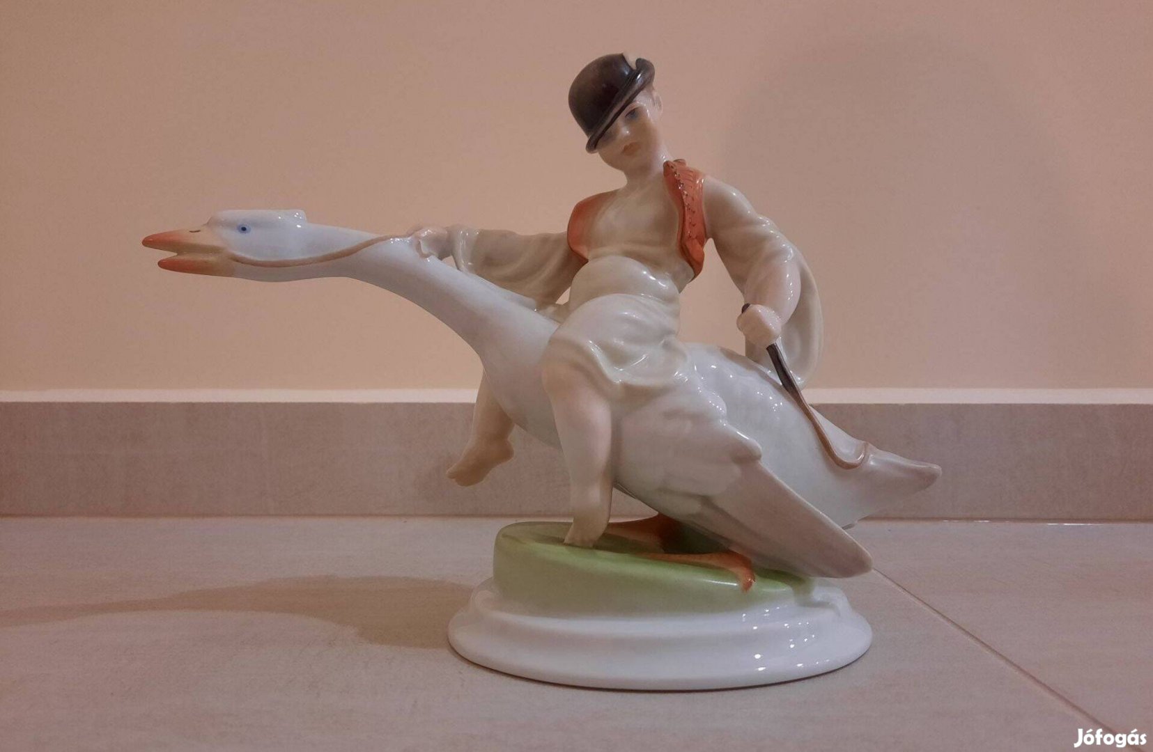 Herendi Ludas Matyi porcelán figura eladó!