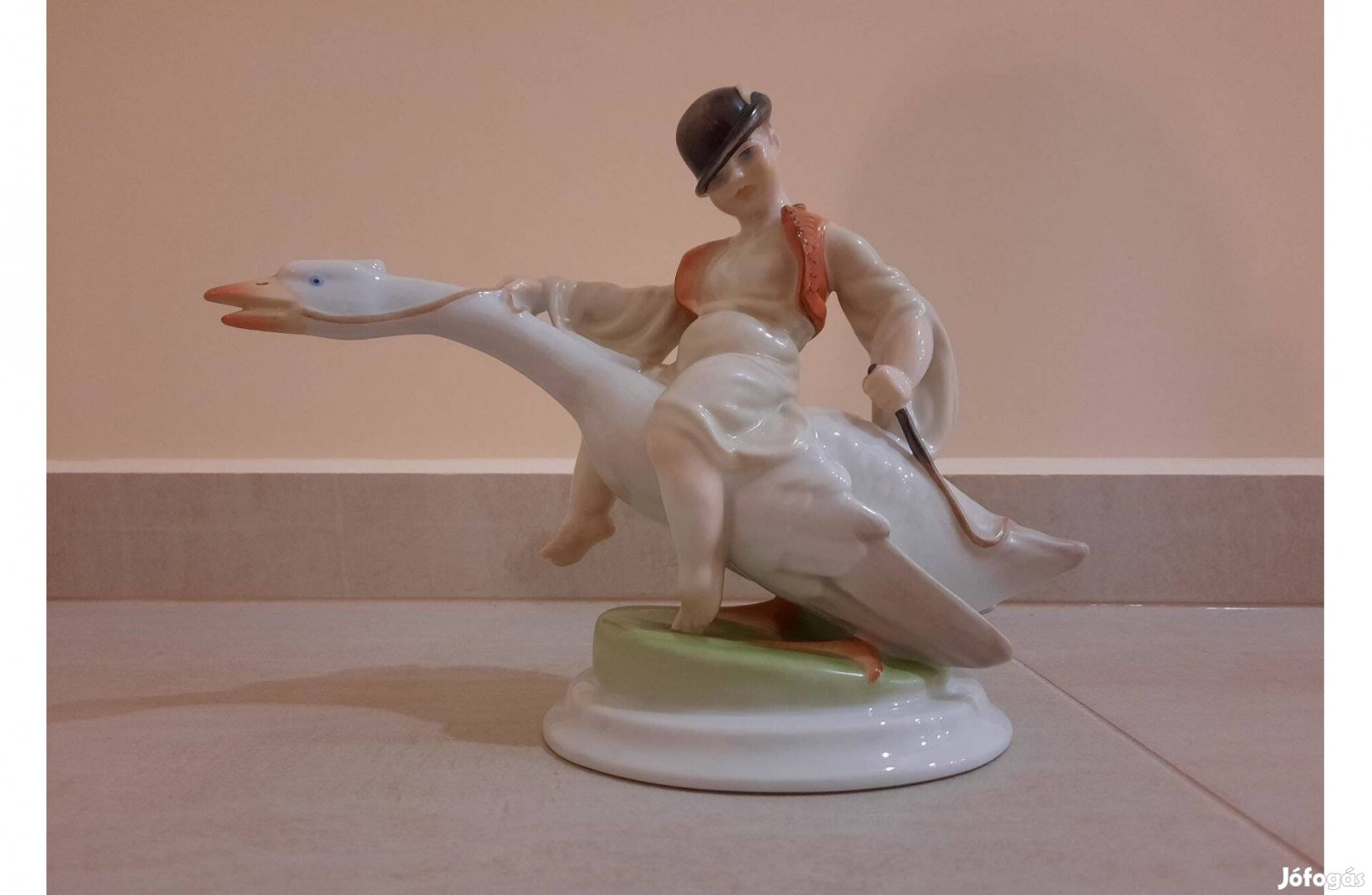 Herendi Ludas Matyi porcelán figura eladó!