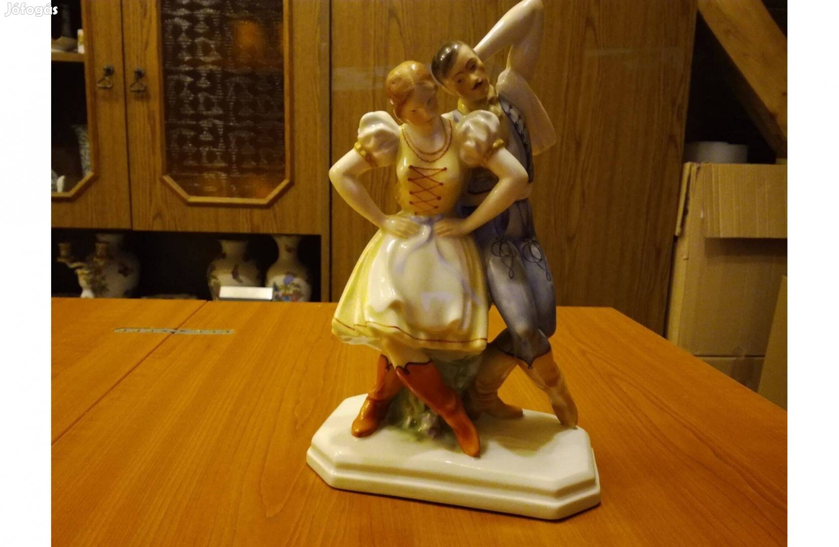 Herendi Táncoló pár, Táncos pár porcelán figura. 1. oszt