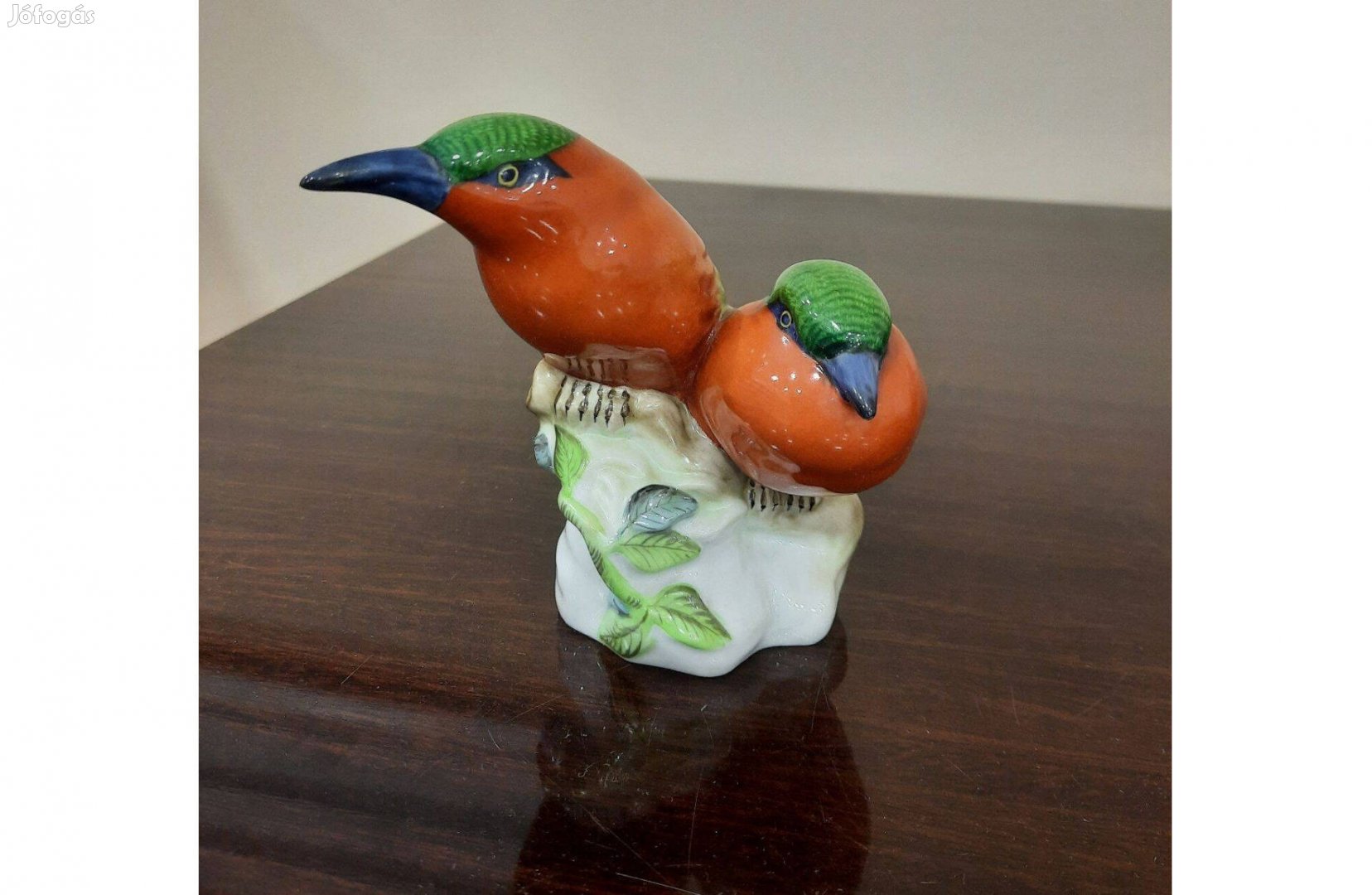 Herendi egzotikus madárpár porcelán figura eladó!
