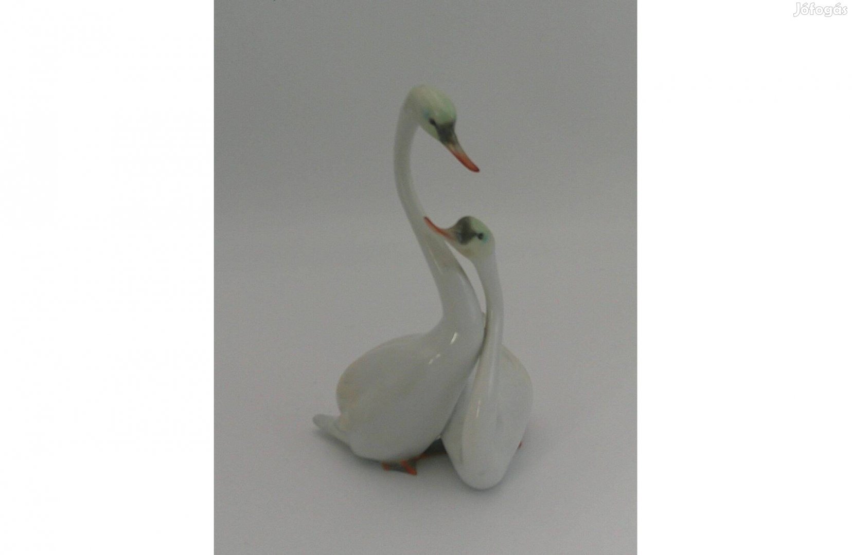 Herendi porcelán Hattyú figura, nipp