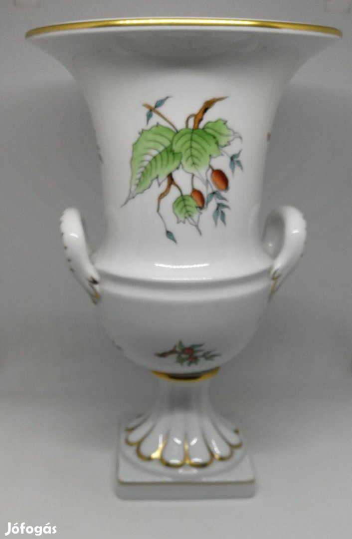 Herendi porcelán Hecsedli mintás, Talpas Váza!