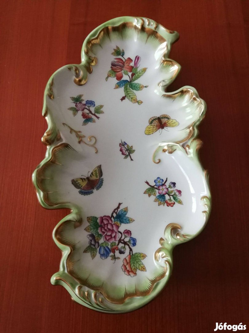 Herendi porcelán Viktória mintás Kínáló tál!