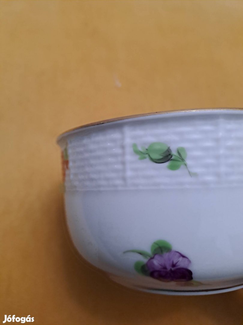 Herendi porcelán bonbonier, hibátlan 