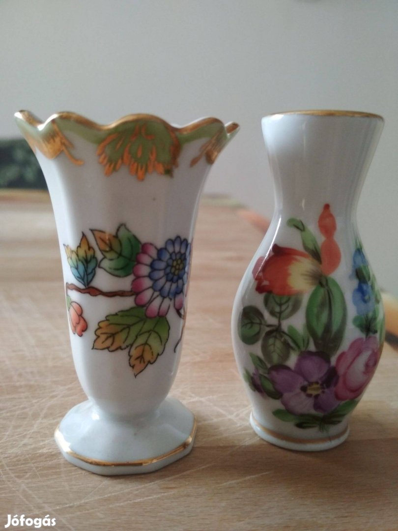 Herendi porcelán mini vázák eladók