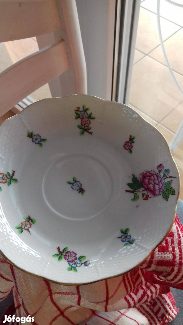 Herendi porcelán tányér Eton mintás