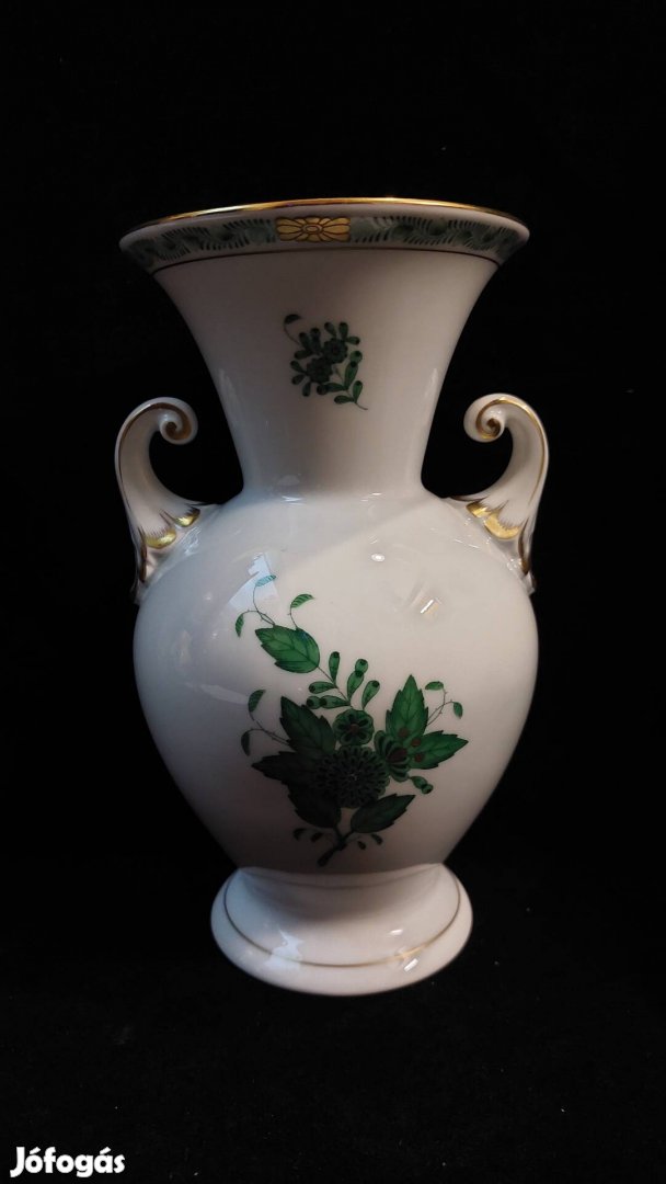 Herendi porcelán váza 20 cm
