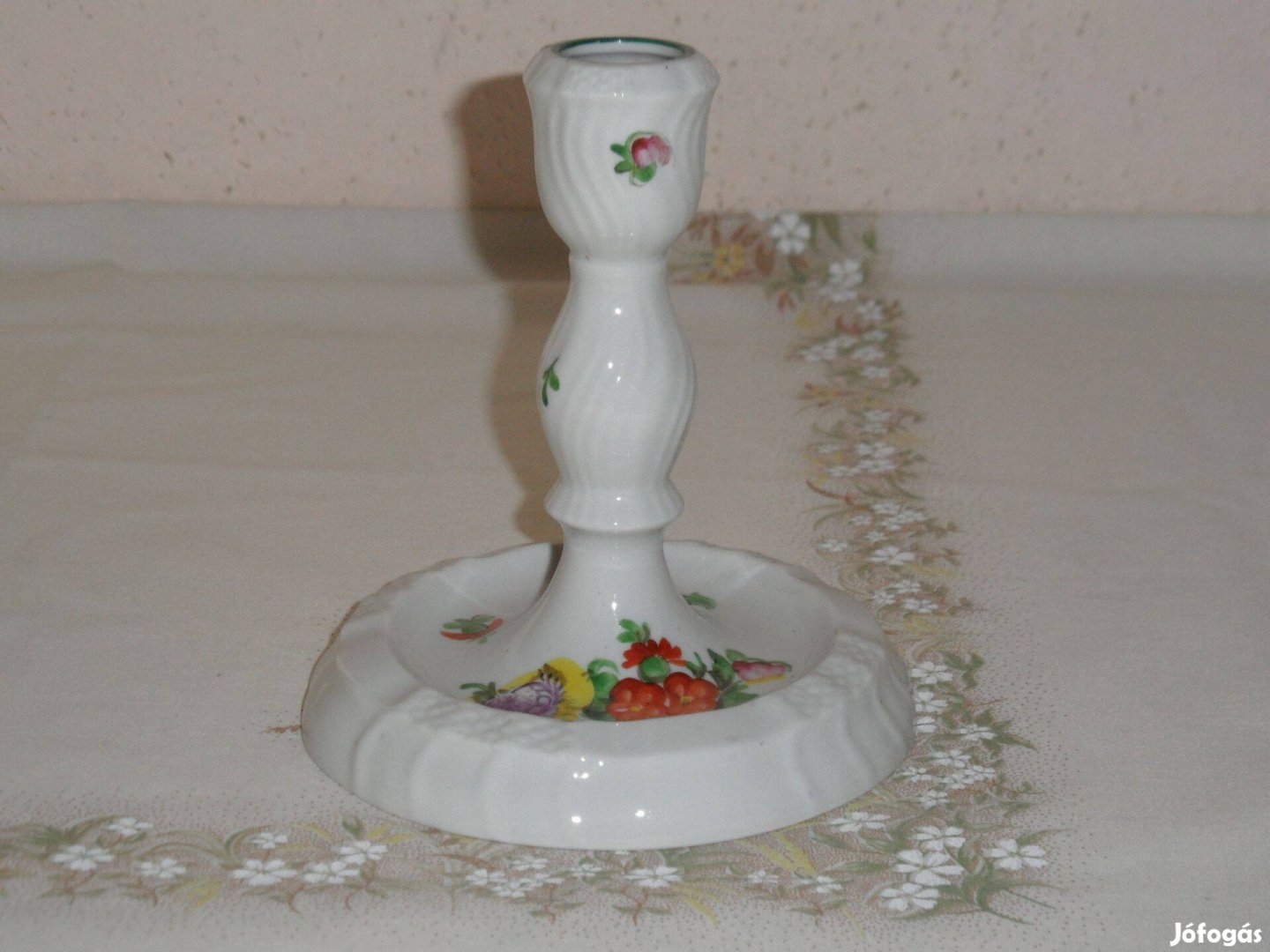 Herendi tertia mintás porcelán asztali lámpatest