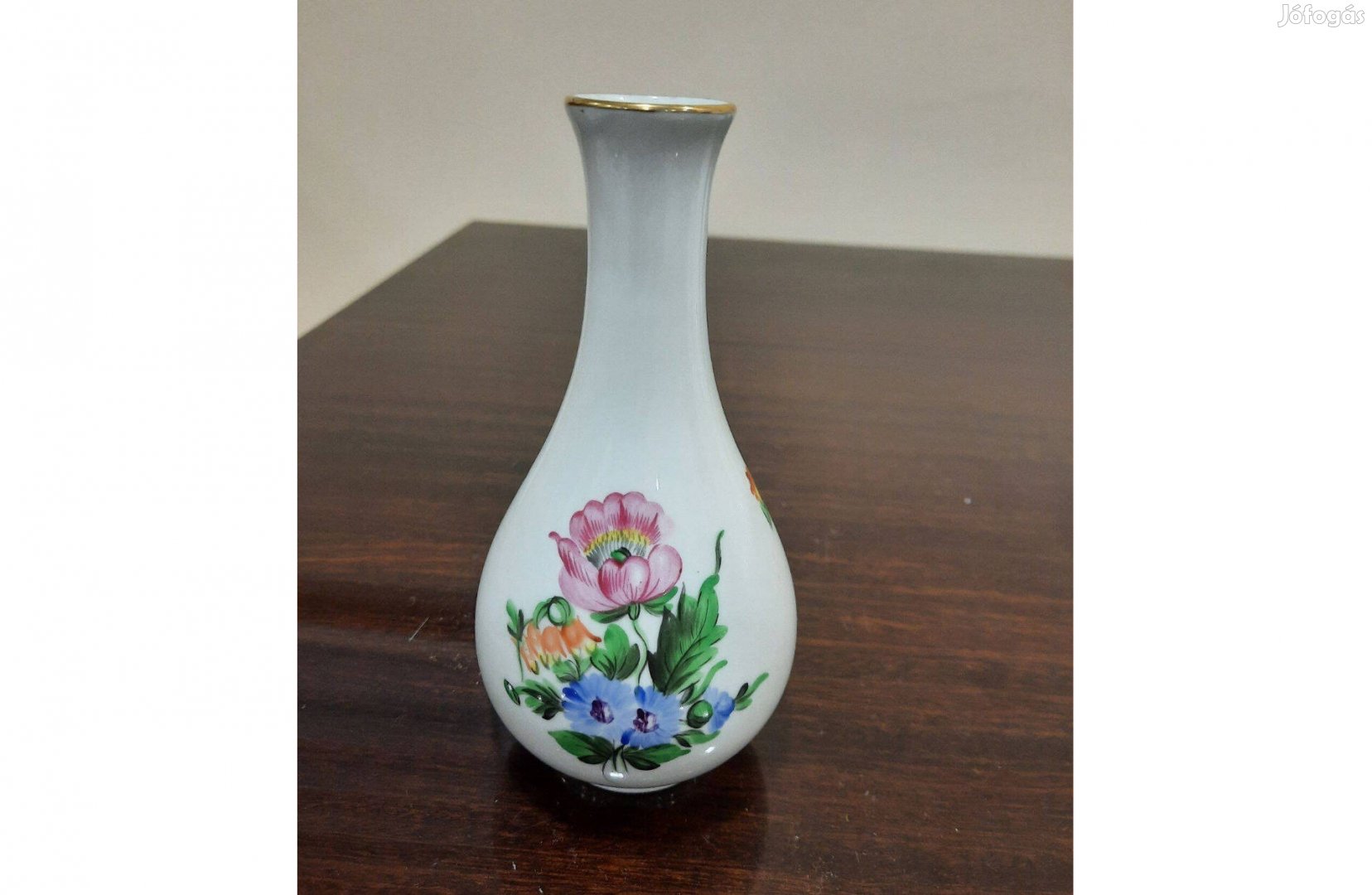 Herendi virágmintás porcelán váza eladó!