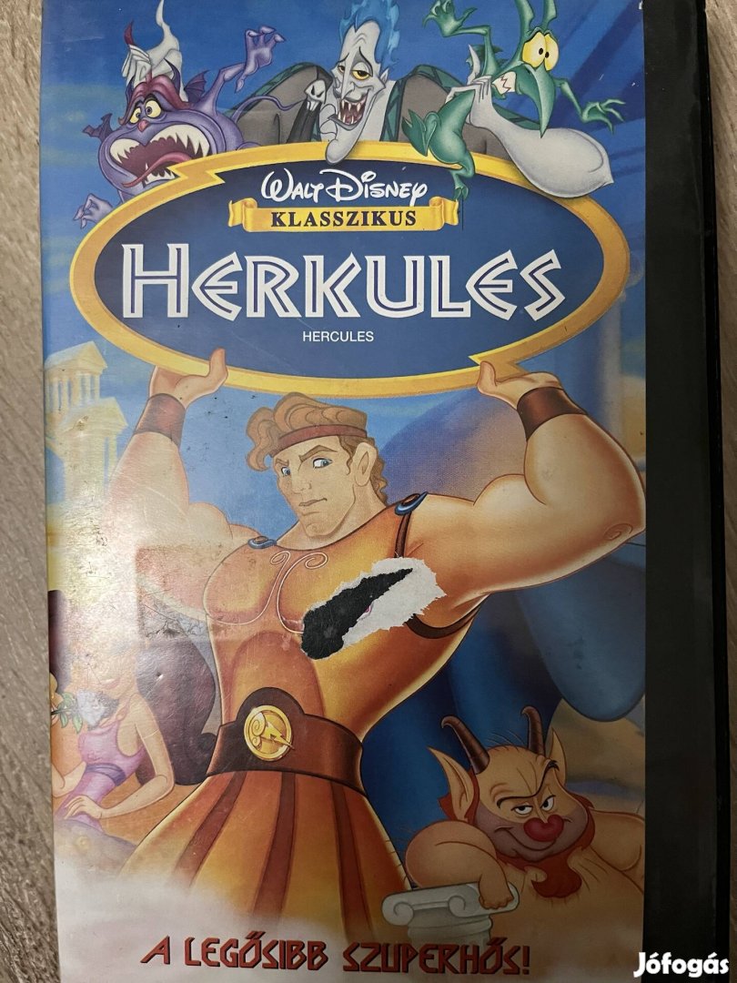 Herkules rajzfilm vhs eladó.