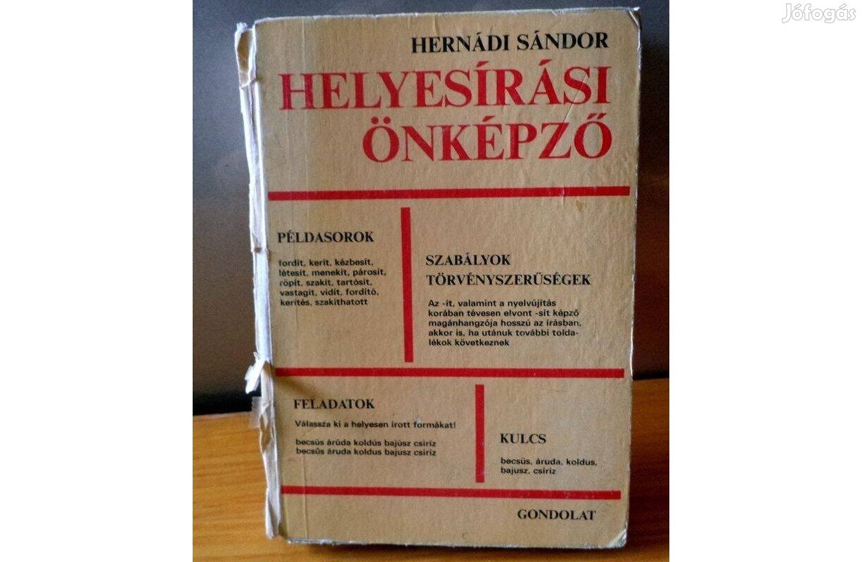 Hernádi Sándor: Helyesírási önképző