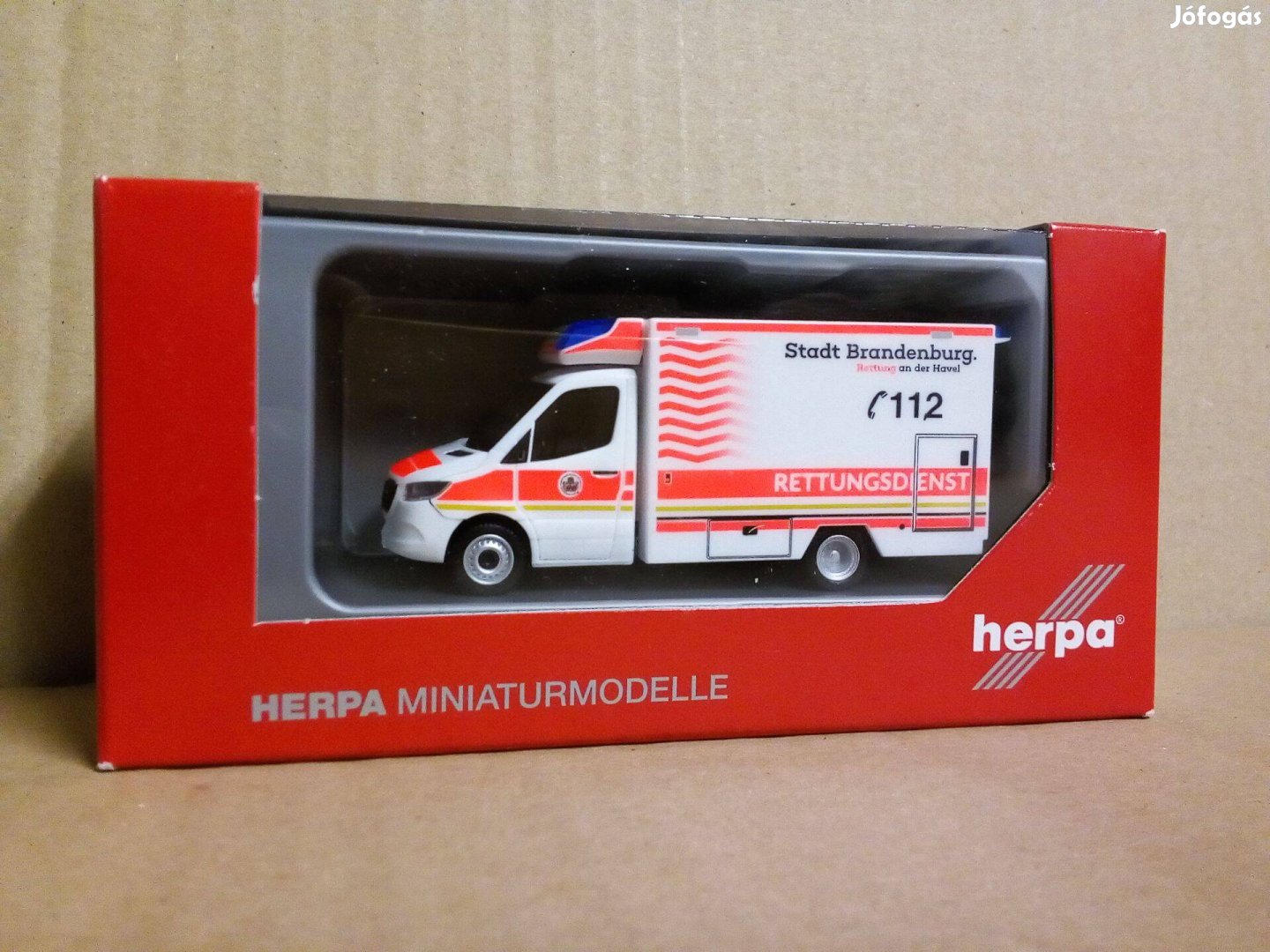 Herpa 096591 Mercedes-Benz Sprinter Brandenburgi Mentőszolgá