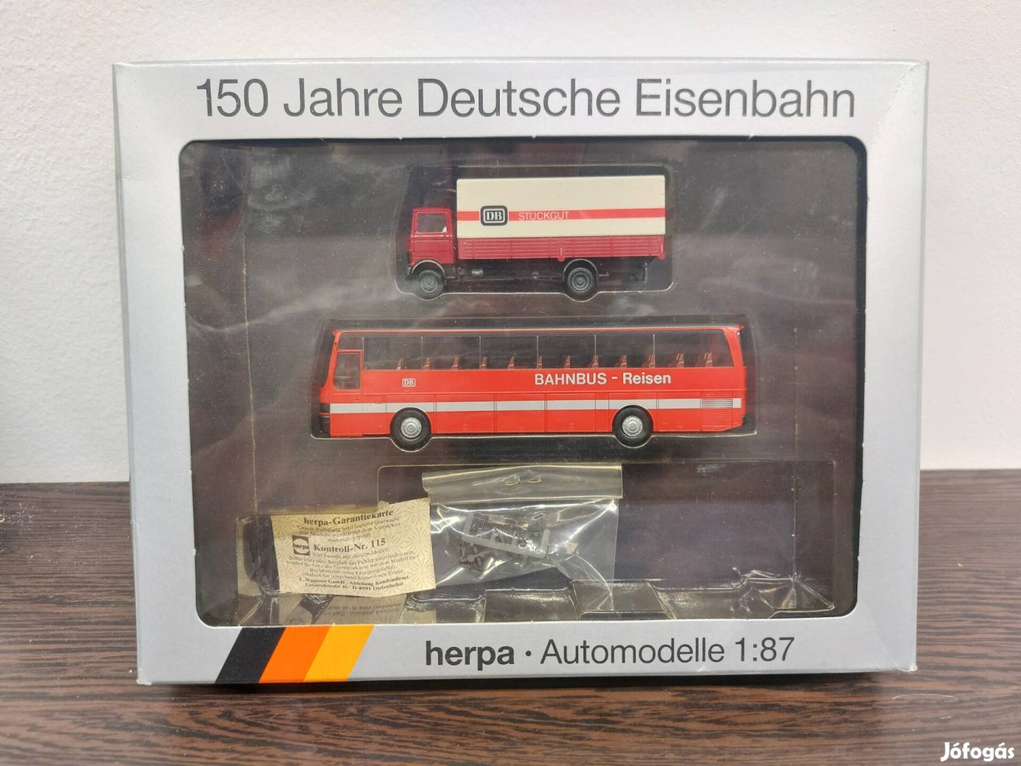Herpa 7542 150 Jahre Deutsche Eisehnbahn H0 1:87 autómodell készlet