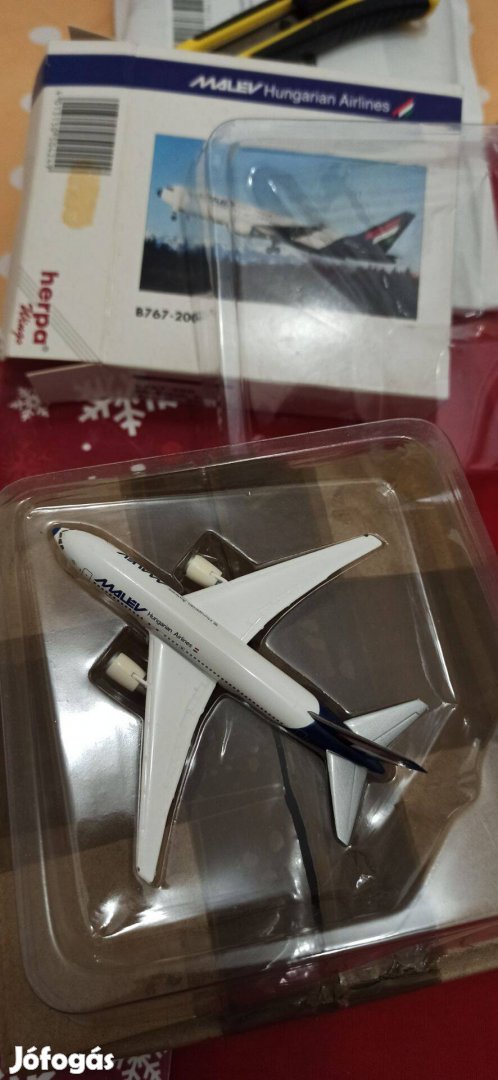 Herpa Wings 1/500 Malév Boeing 767-200 Fém modell Ritka!