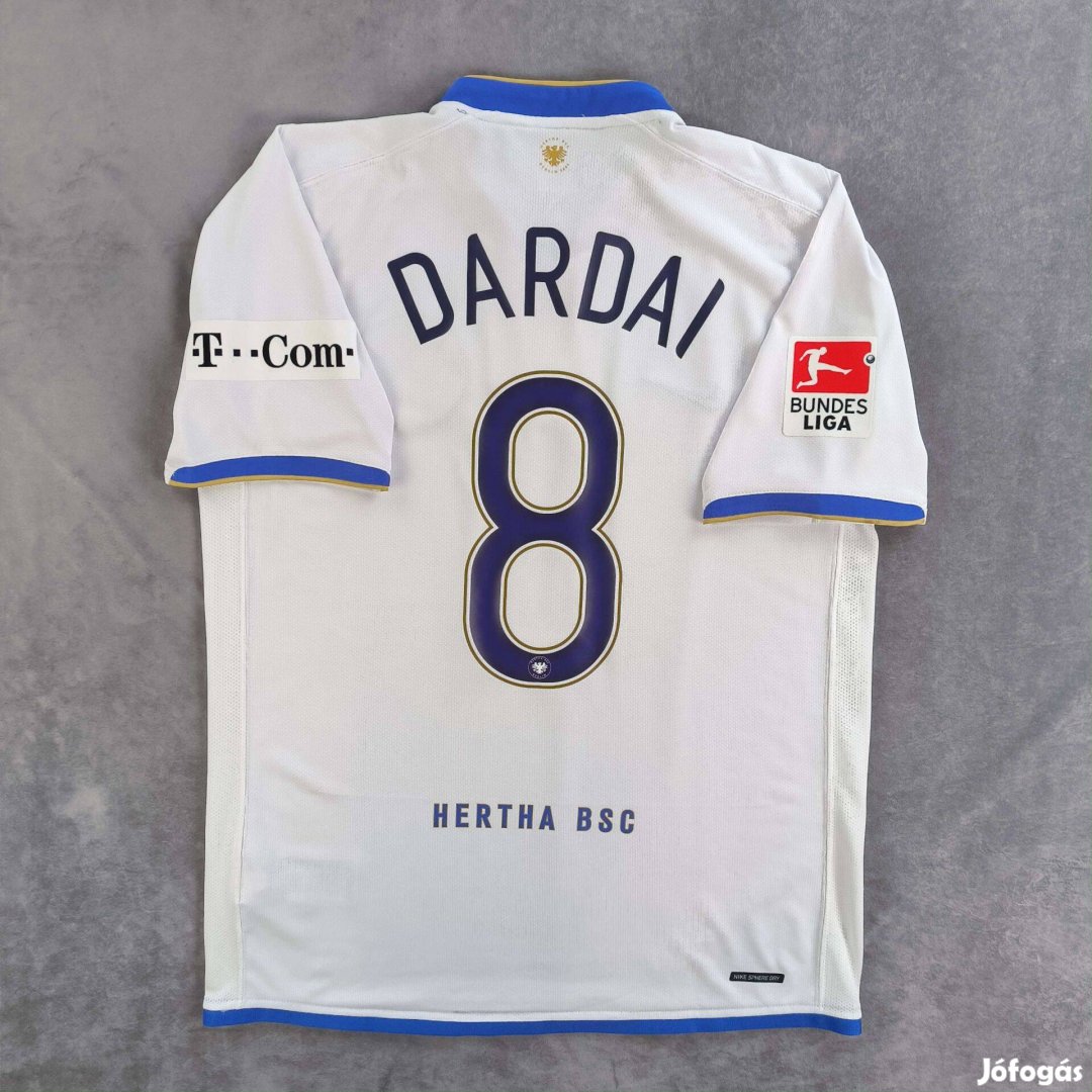 Hertha Berlin 2006-07 Nike vendég Dárdai Pál foci mez M-es