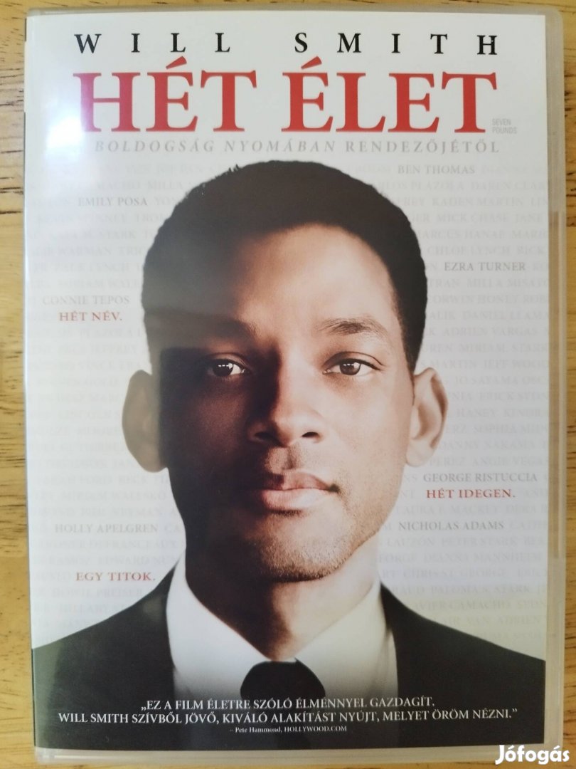 Hét élet dvd Will Smith