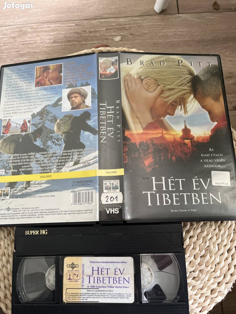 Hét év tibetben vhs film