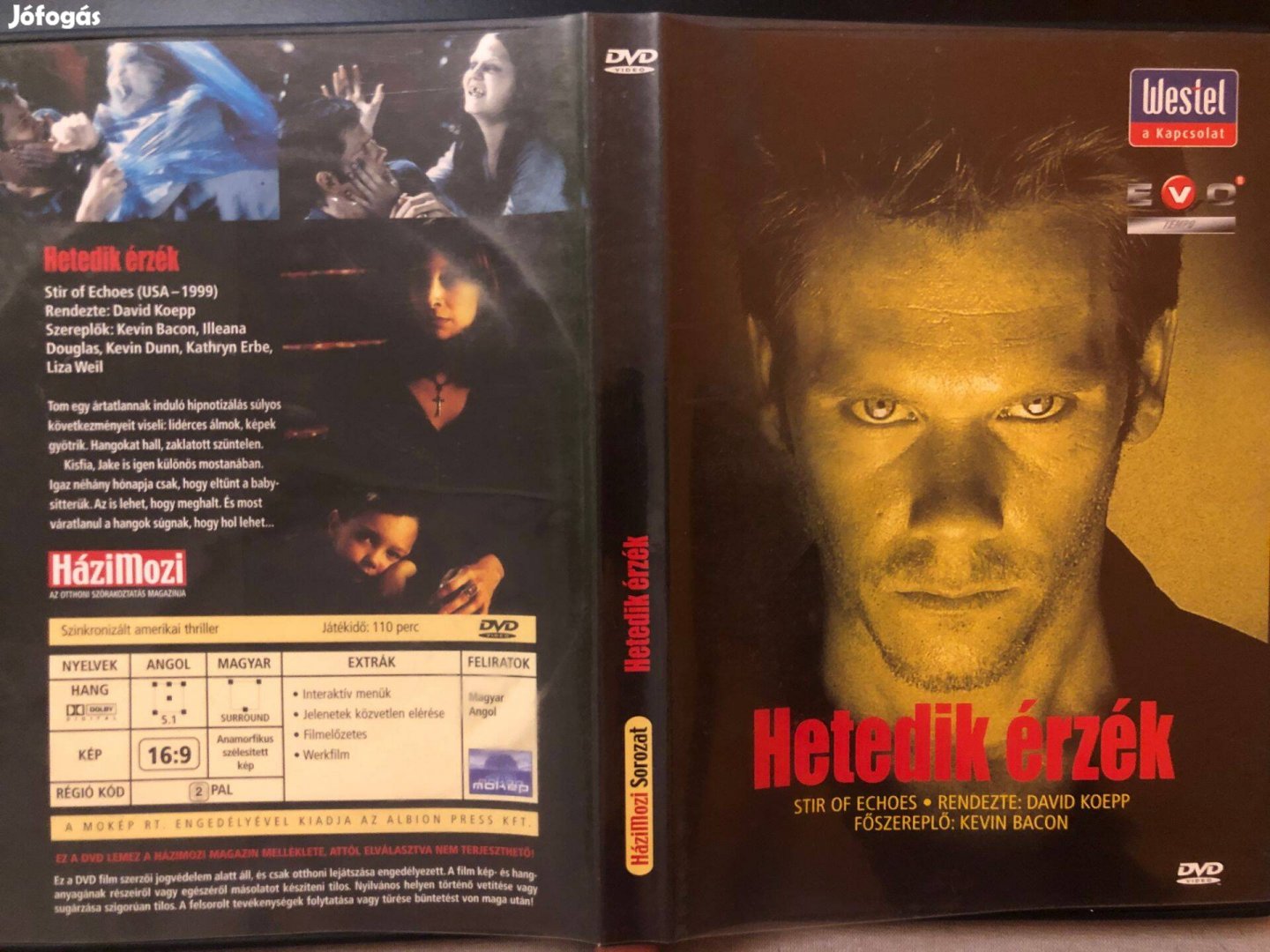 Hetedik érzék (karcmentes, Kevin Bacon, Házimozi kiadás) DVD