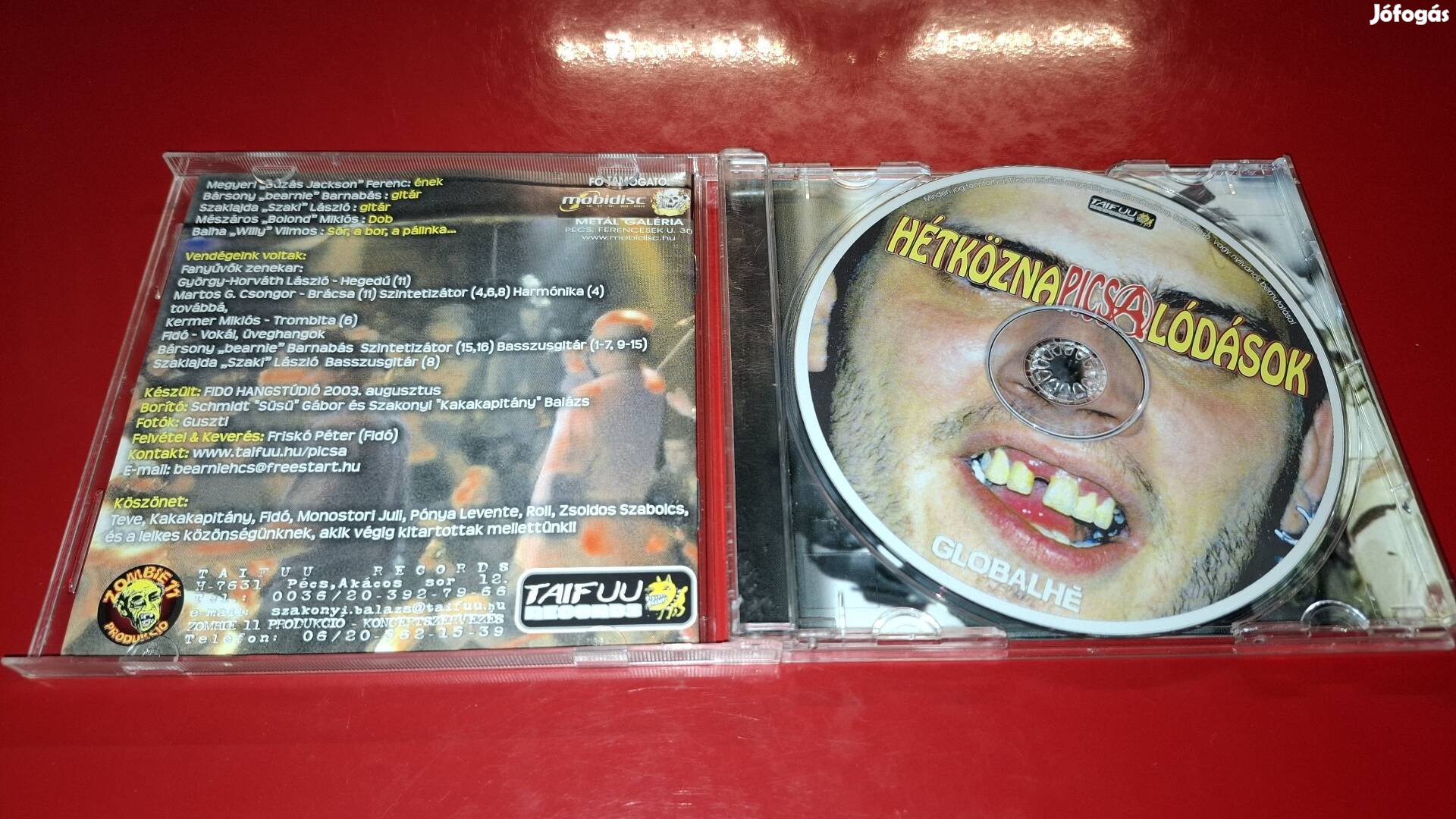 Hétköznapi Csalódások Globalhé Cd Taifuu Records 2003