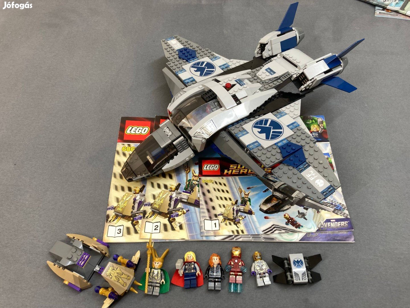 Hétvégi Akció LEGO 6869 Super Heroes - Quinjet légicsata