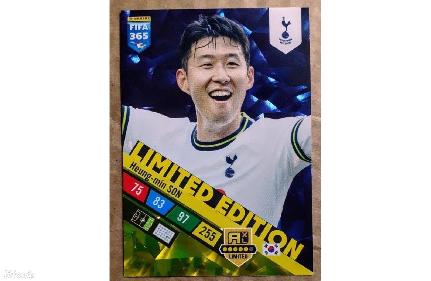 Heung-min Son Tottenham Hotspur Limited focis kártya Panini FIFA 2023