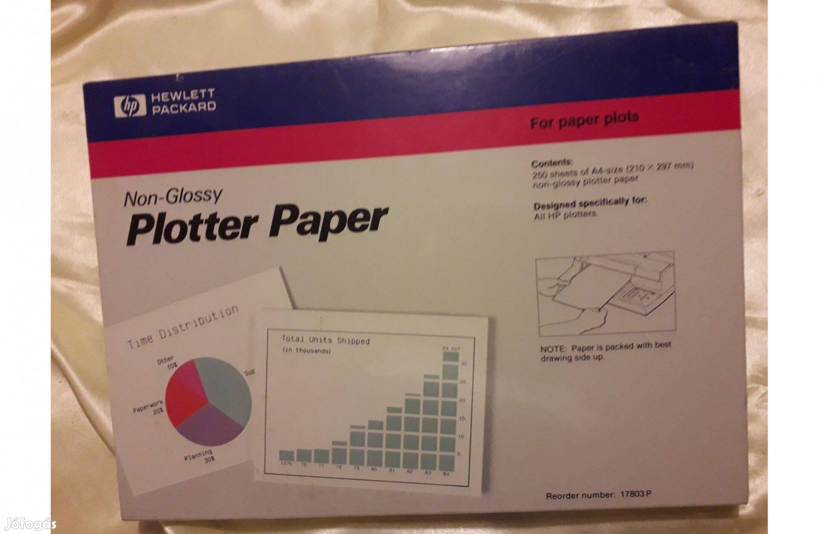 Hewlett Packard Plotter papír A4 Új bontatlan