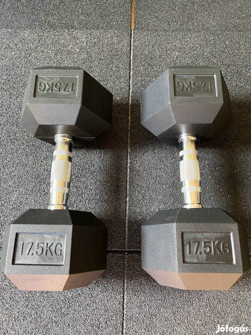 Hexagon kézi súlyzó 17,5kg