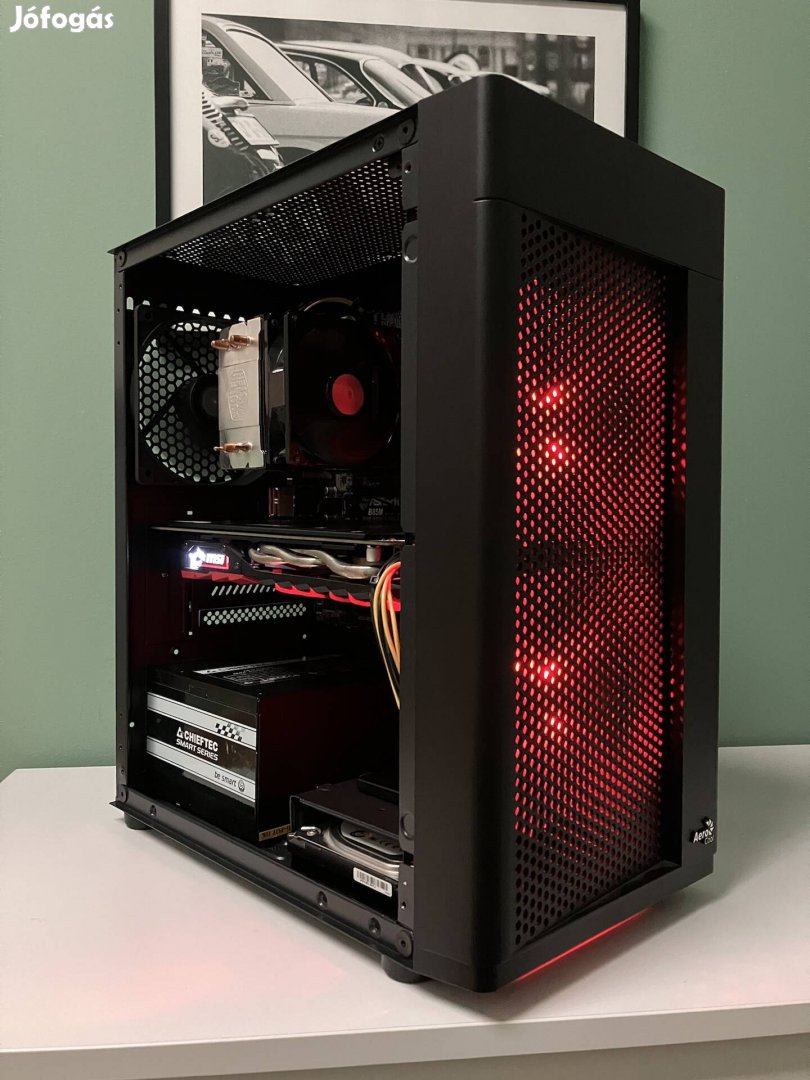 Hexform RED i7 gamer PC - MSI Gtx 1060 Gaming X 6GB - Garancia!