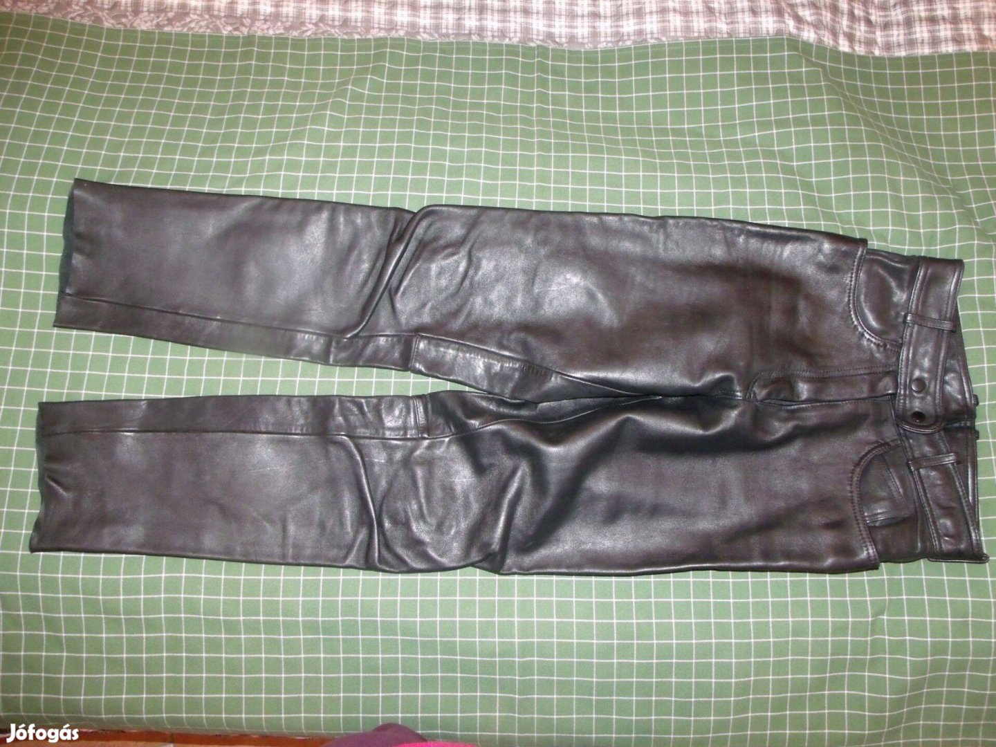 Hfz női motoros bőrnadrág, derék 74cm