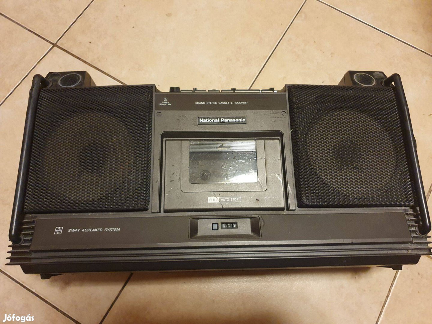 Hiányos National Panasonic RS-4250 LJ boombox rádiós magnó rádió