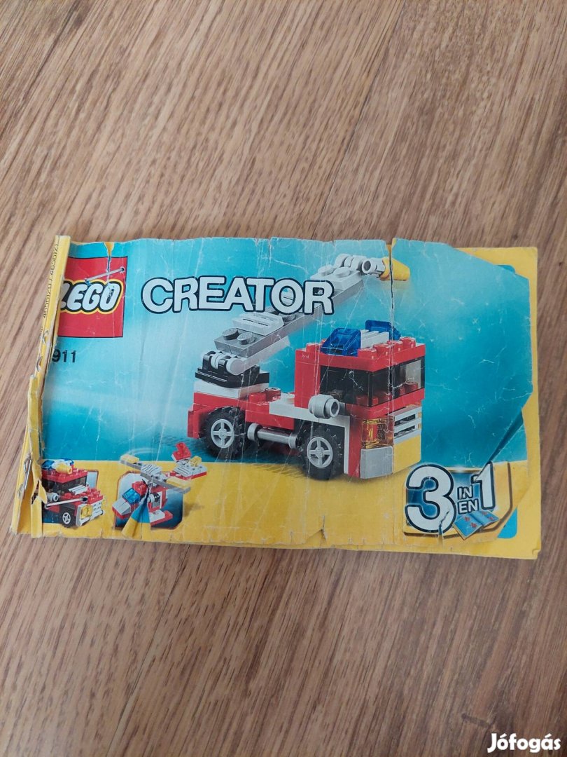 Hiánytalan lego tűzoltóautó