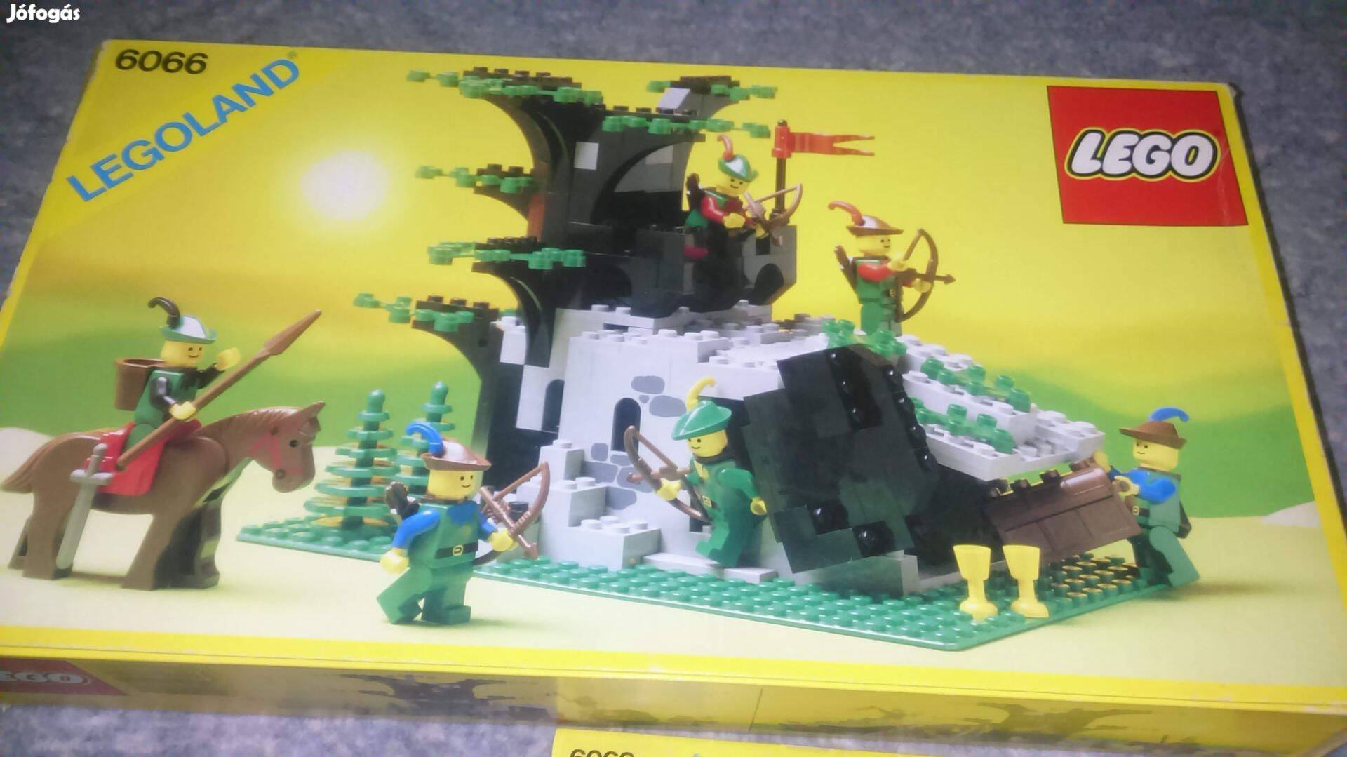 Hiánytalan lego vár, dobozzal, leírással