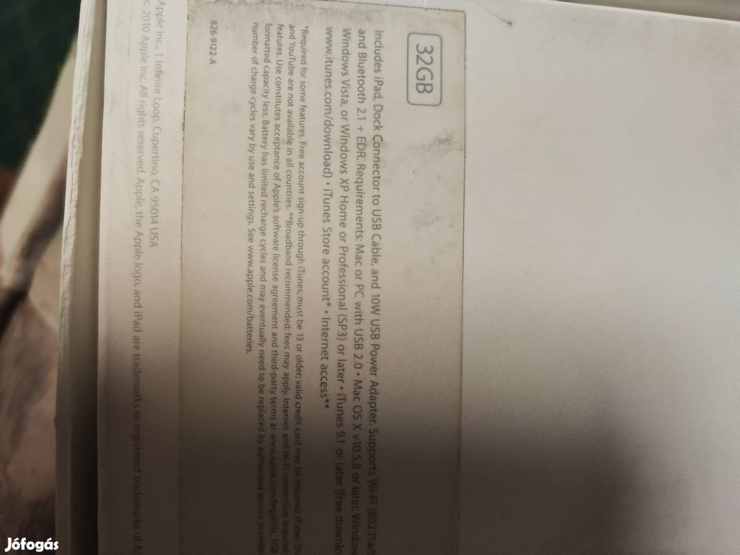 Hibás Apple ipad tablet eladó