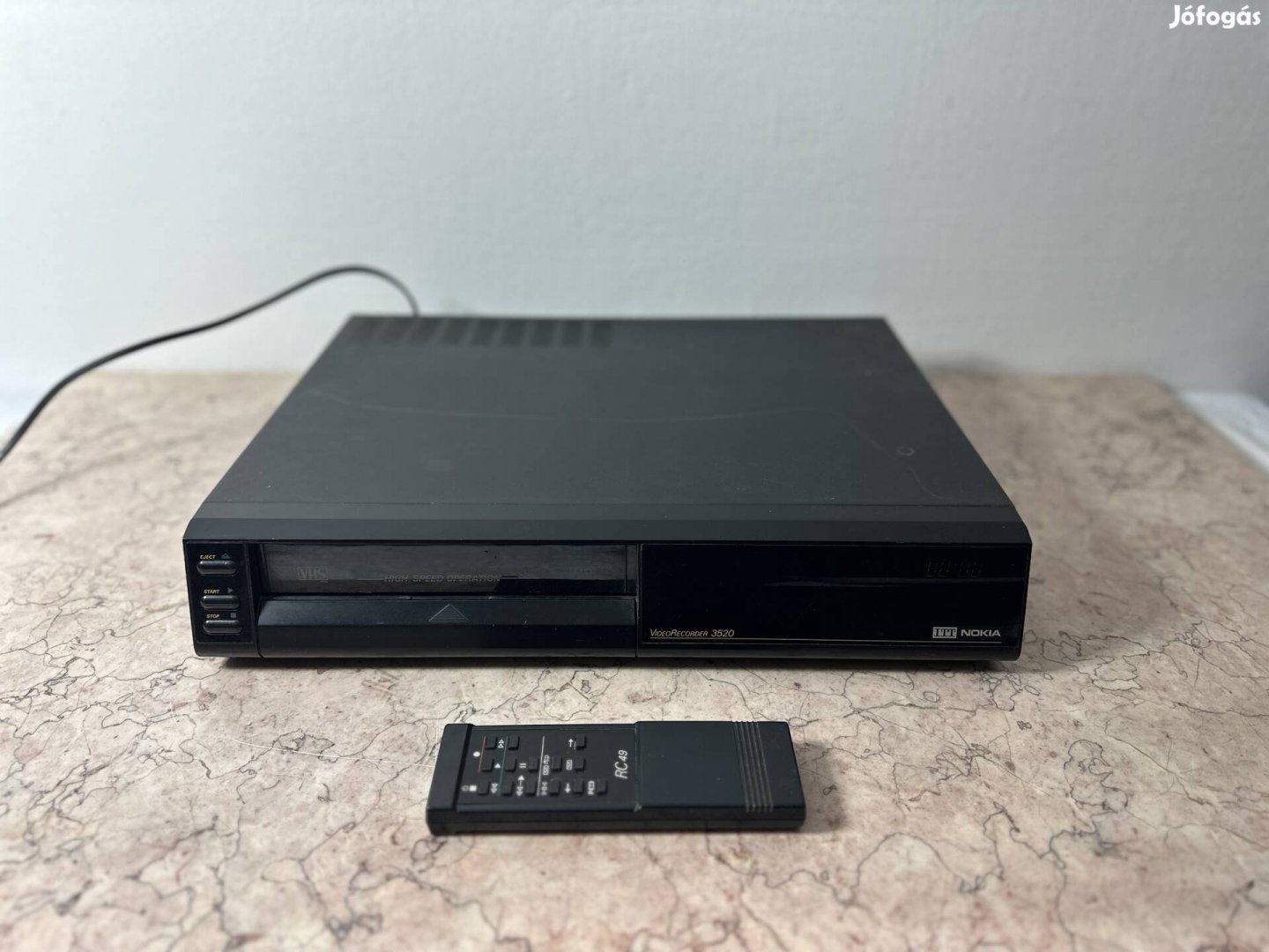 Hibás Itt Nokia VR 3520 VHS Video videómagnó