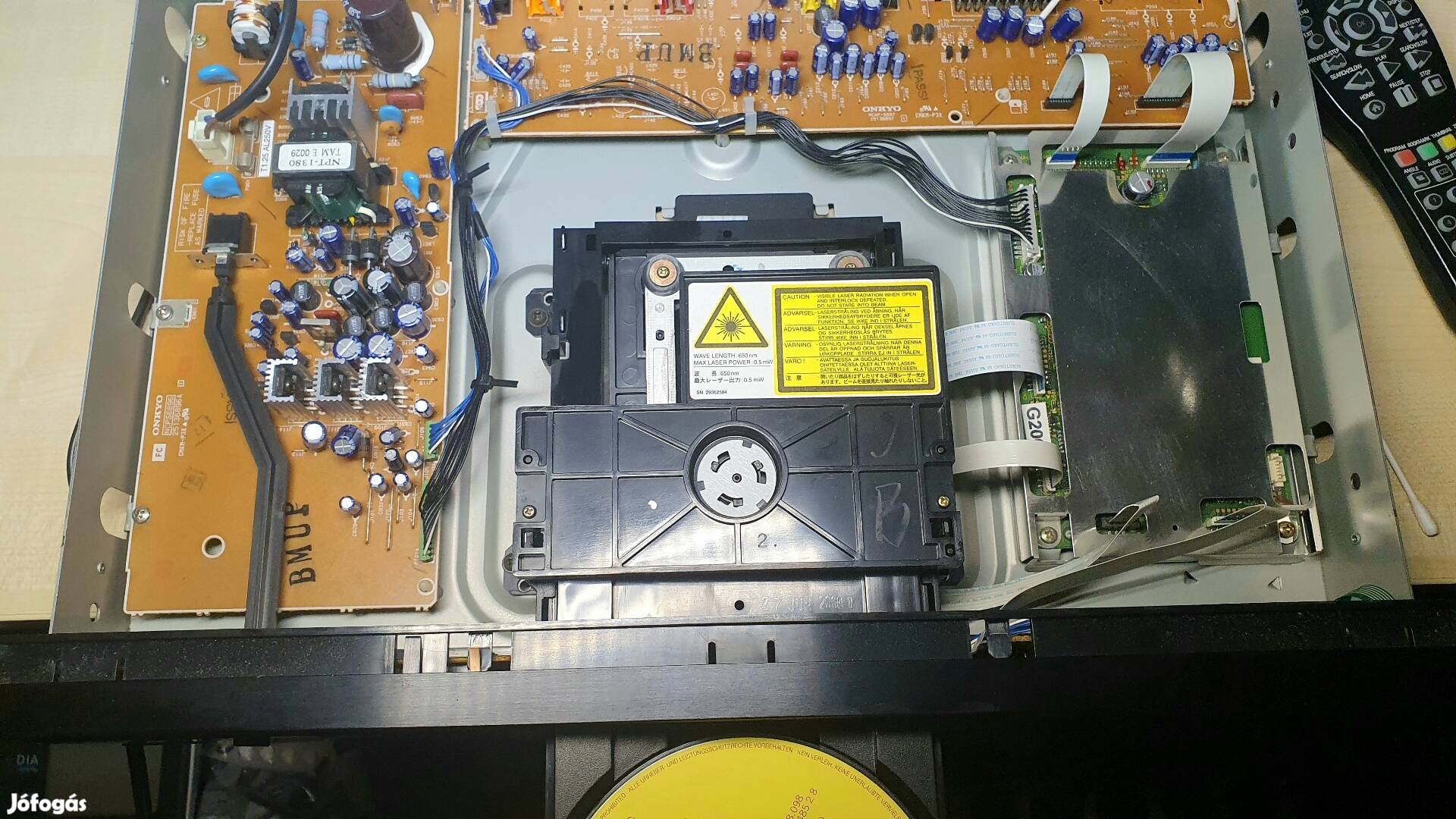 Hibás Onkyo DV-S 535 lejátszó