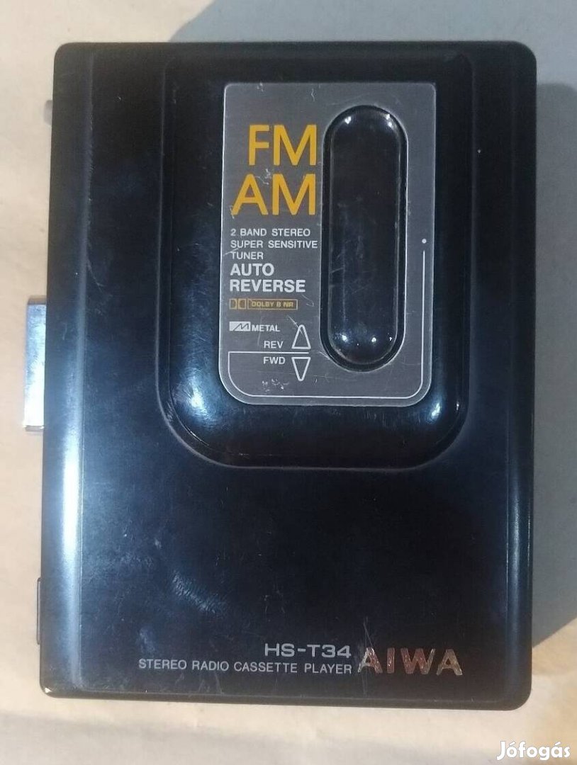 Hibás,javitásra,Aiwa oda-vissza játszó rádiós walkman!