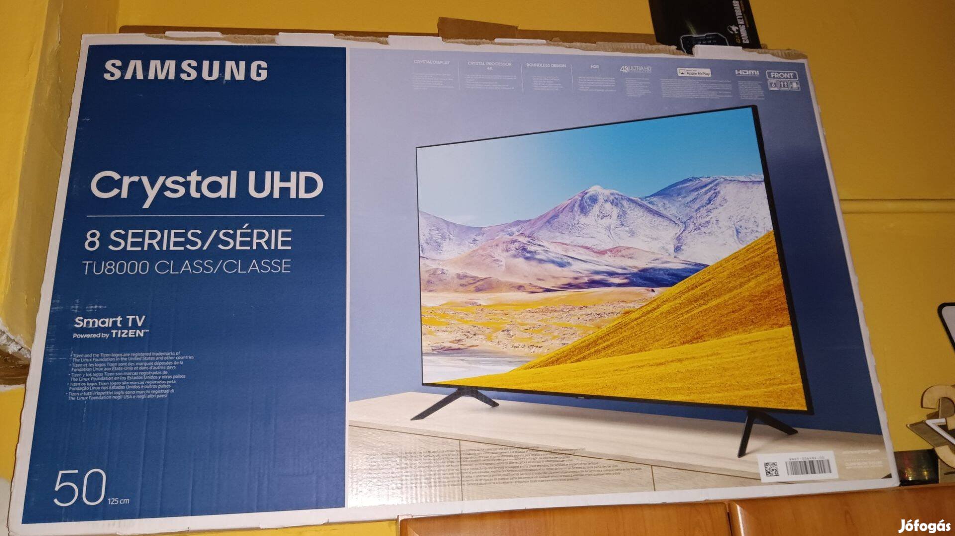 Hibás samsung crystal UHD 50" TV (ki-be kapcsol törött kijelző)