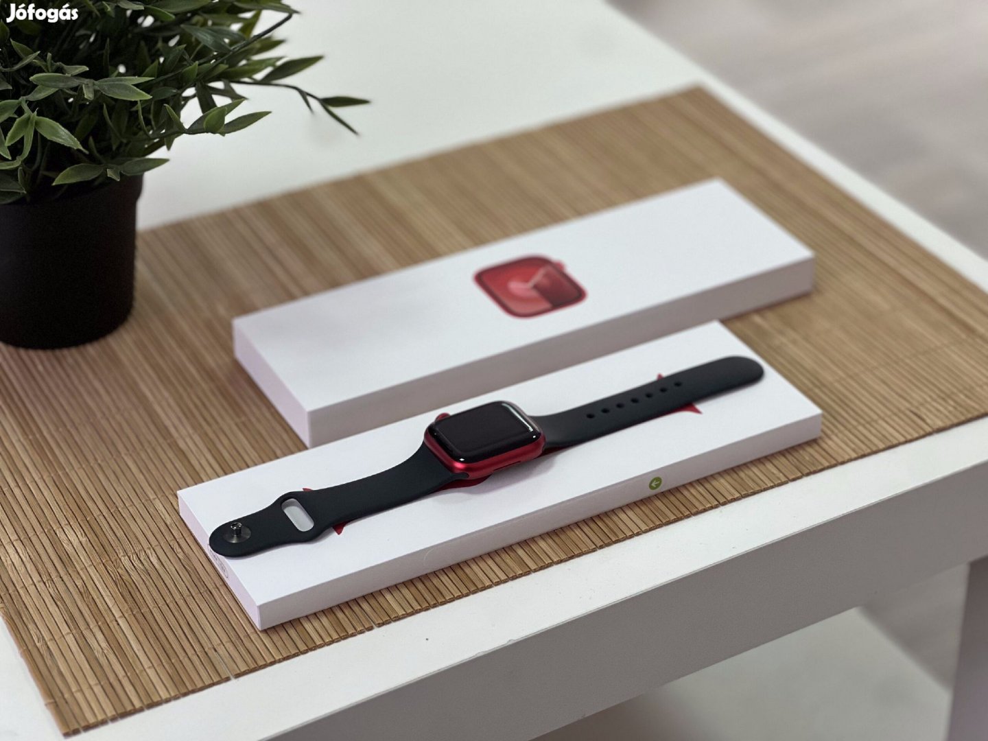 Hibátlan Apple Watch S9 Red 41MM 2 ÉV Garanciával Számlával Aksi