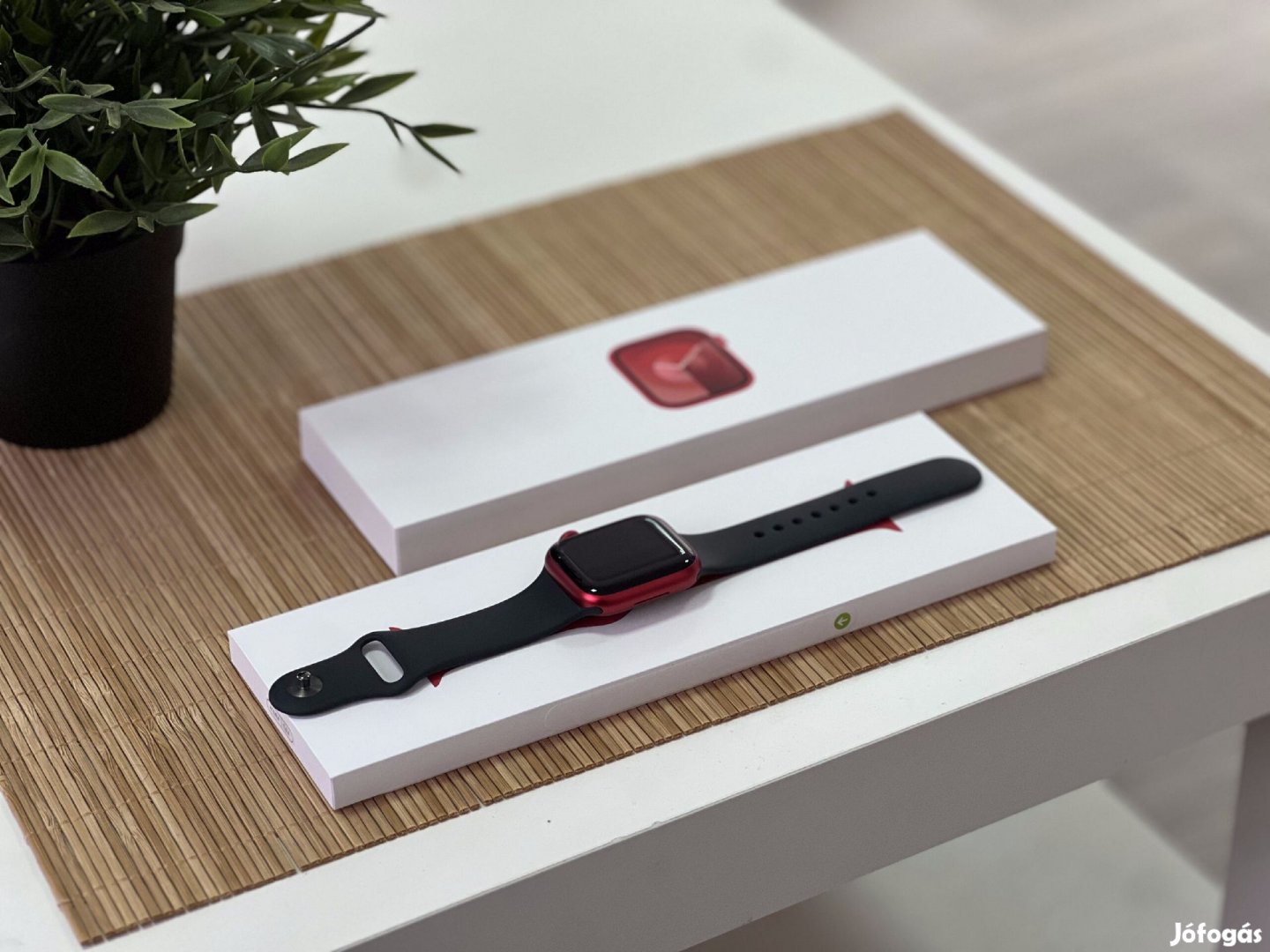 Hibátlan Apple Watch S9 Red 41MM 2 ÉV Garanciával Számlával Aksi