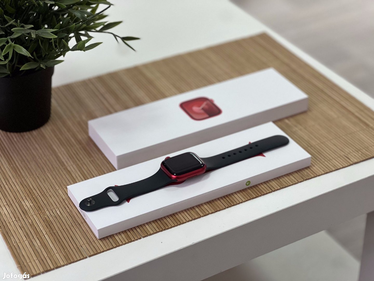 Hibátlan Apple Watch S9 Red 41MM 2 ÉV Garanciával Számlával Aksi