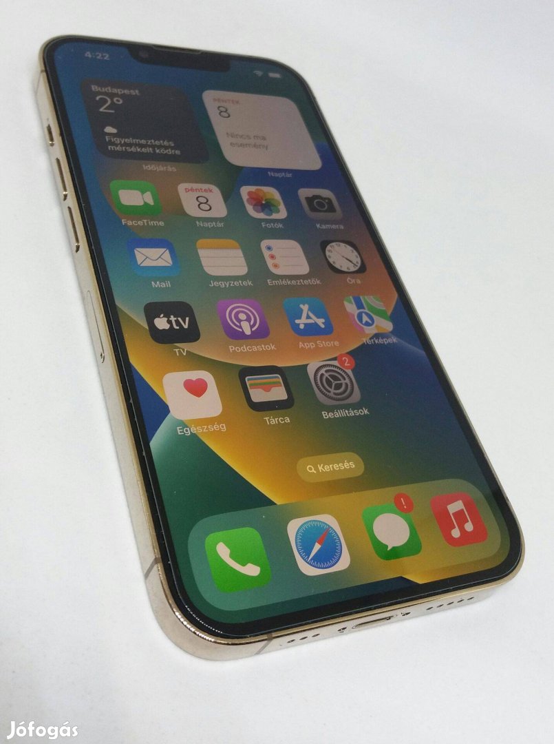 Hibátlan Apple iphone 13 Pro - 85% - 128GB - GOLD színben ! ! !