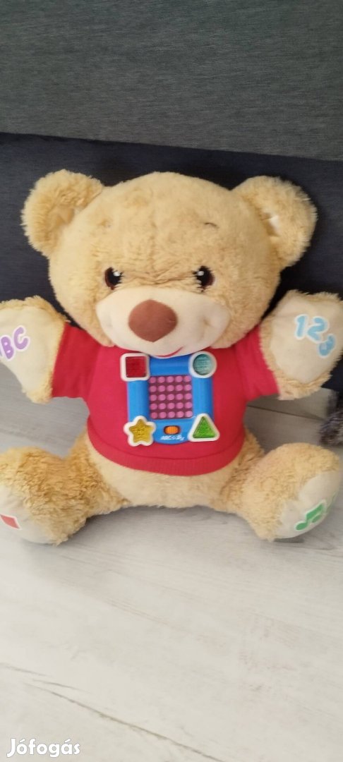 Hibátlan Fisher Price tanuló Teddy maci.