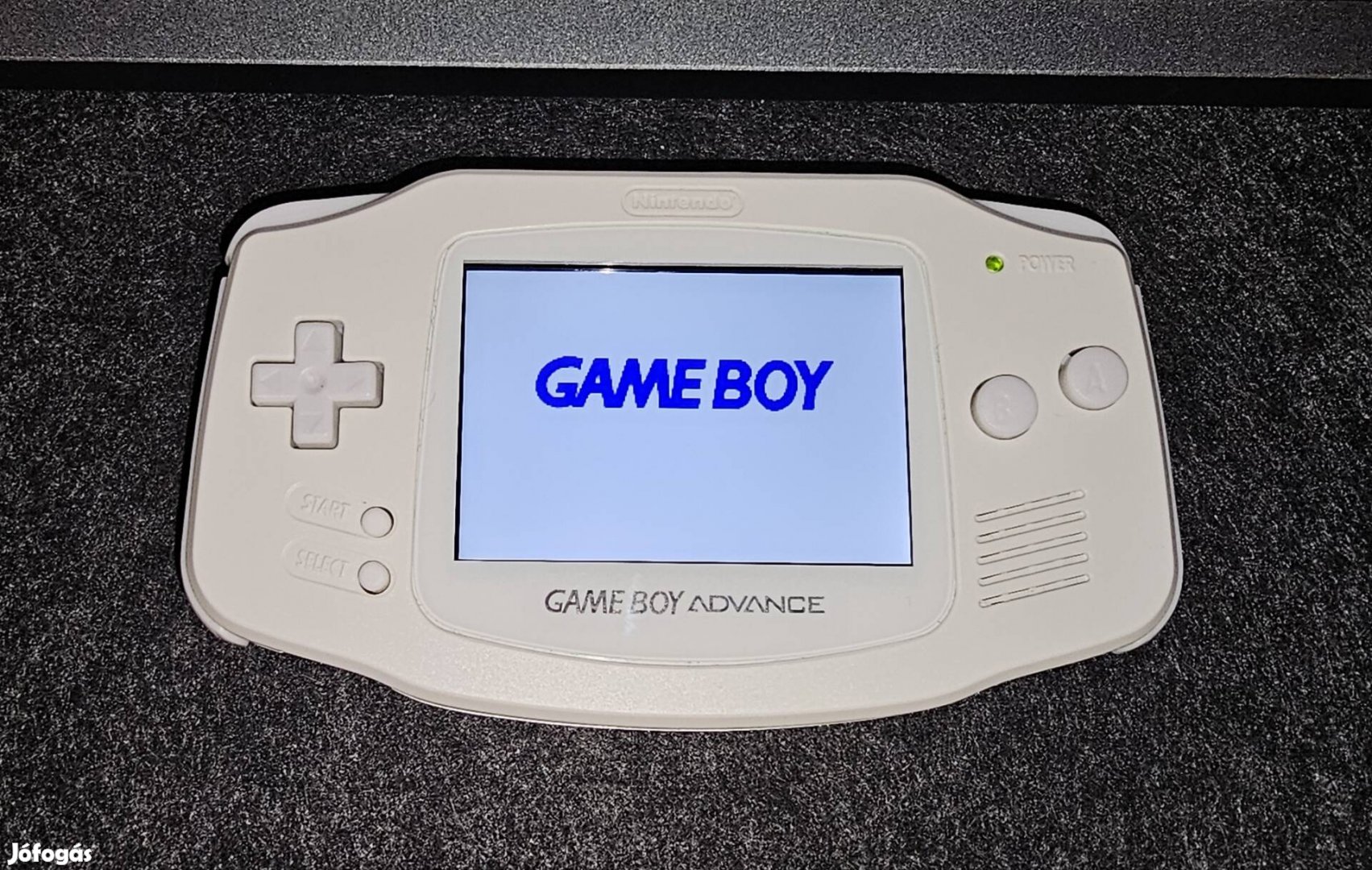 Hibátlan Gameboy Advance IPS kijelzővel, teljesen fehér 