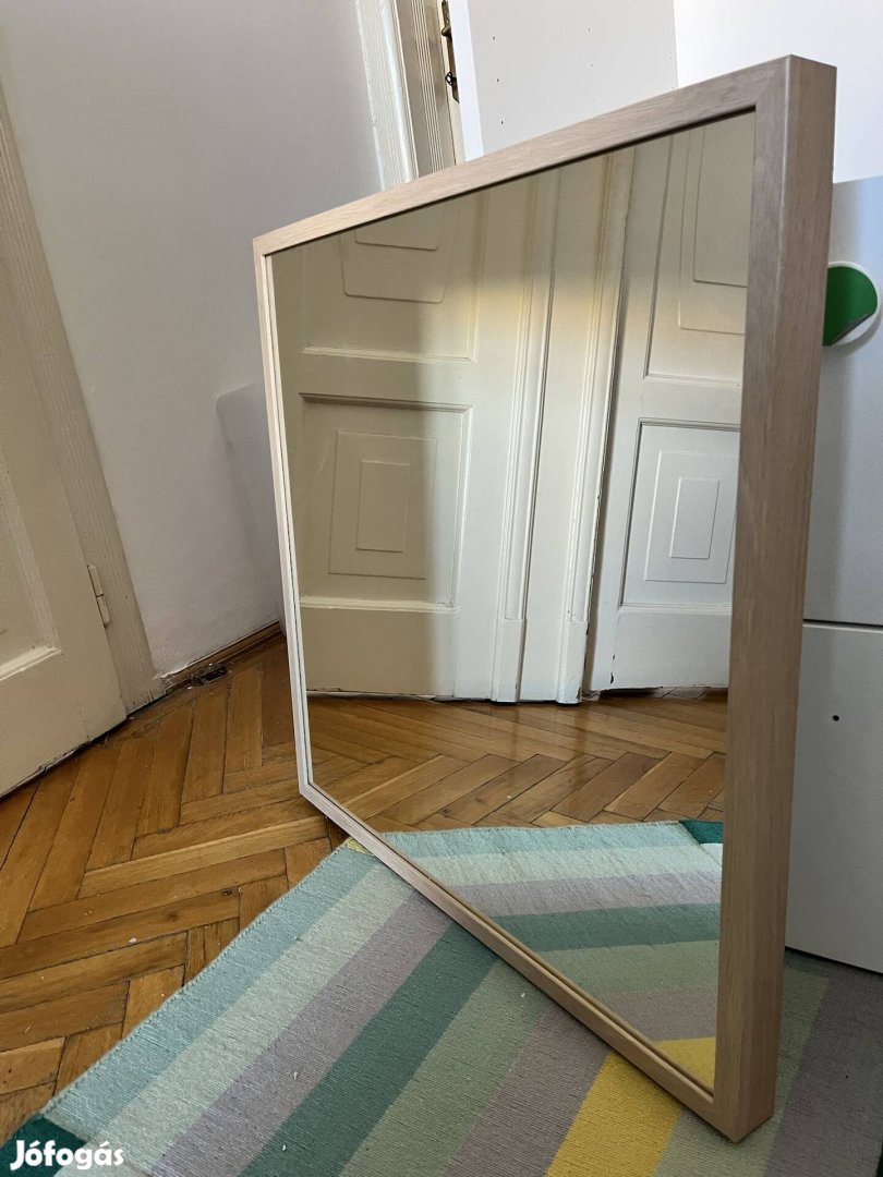 Hibátlan Ikea Stave 70x70 cm tükör nyír keret szállítva is