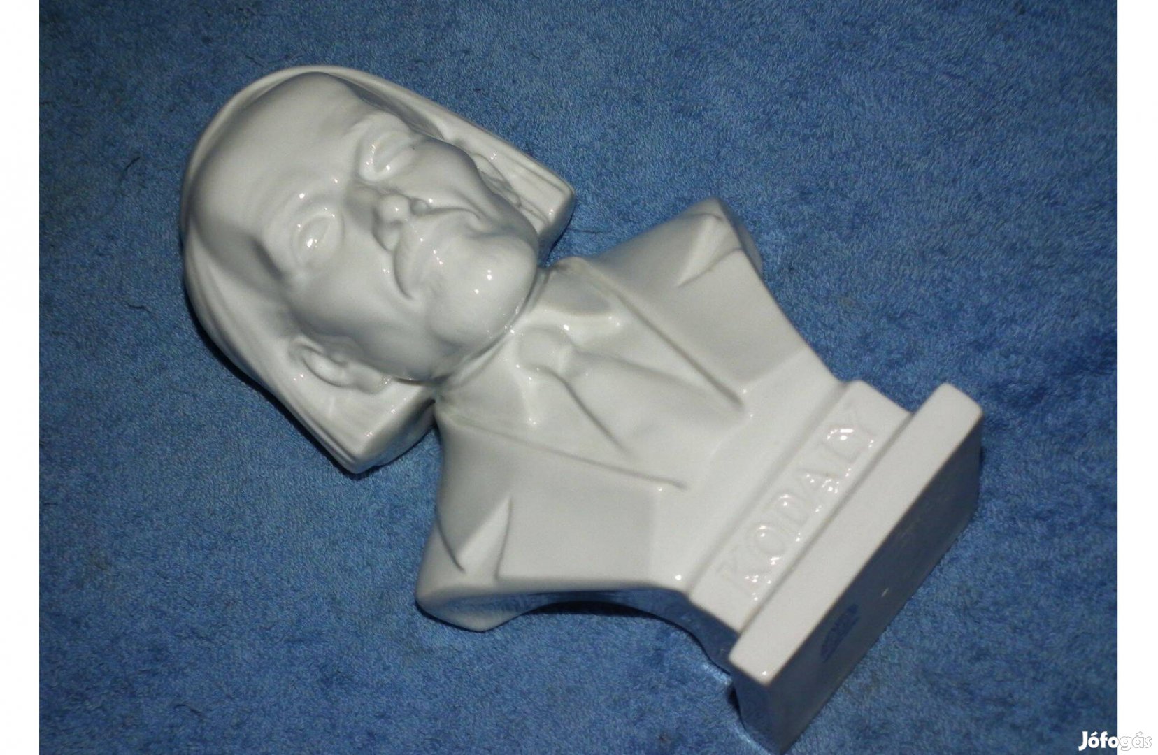 Hibátlan Kodály Zoltán mellszobor Herendi porcelán büszt