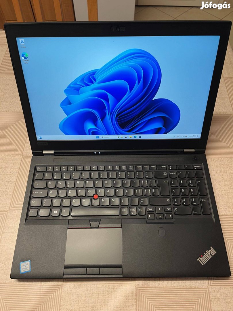 Hibátlan Lenovo P52 i7/32GB/SSD