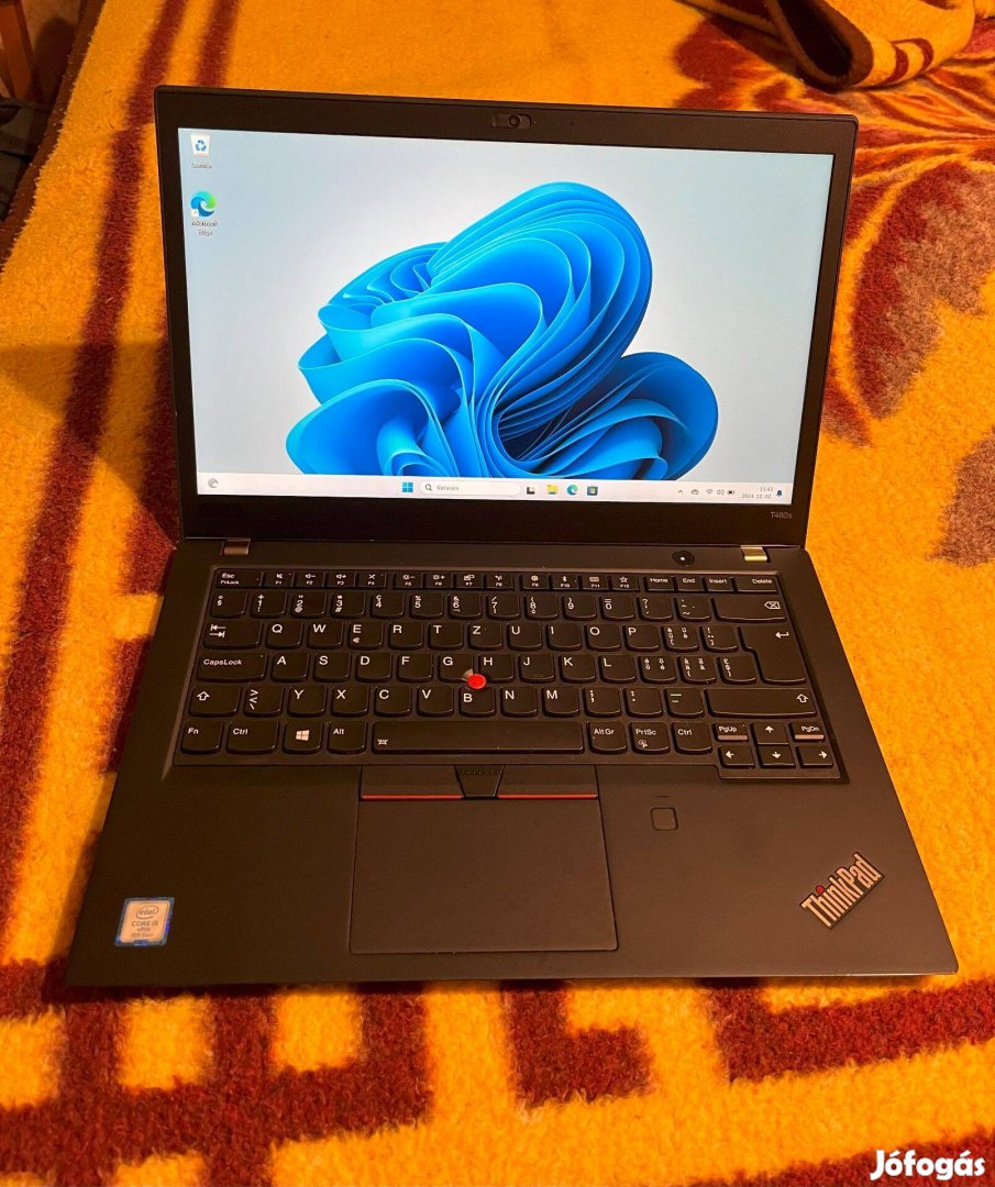 Hibátlan Lenovo t480s laptop i5/8GB/SSD